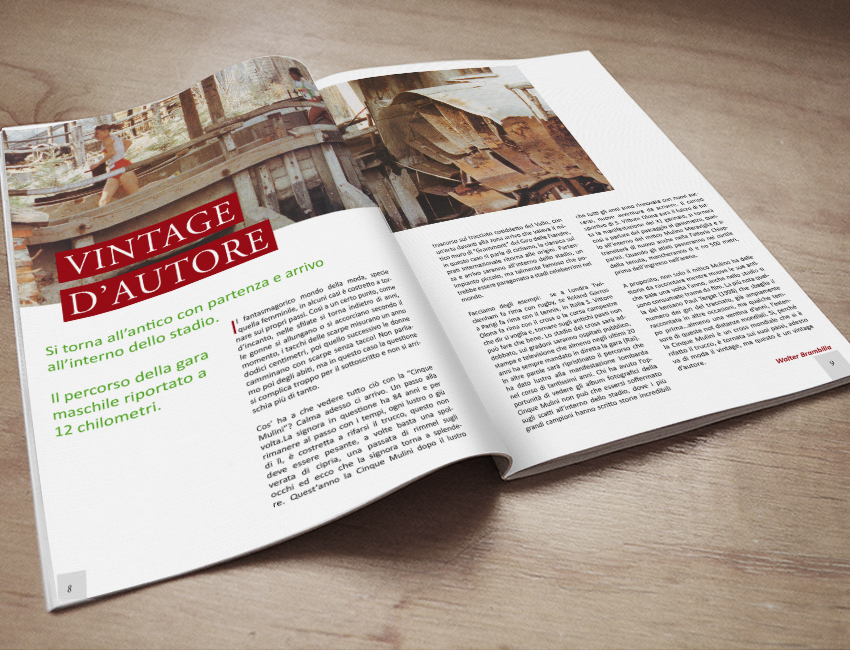 Impaginazione Magazine Cinque Mulini