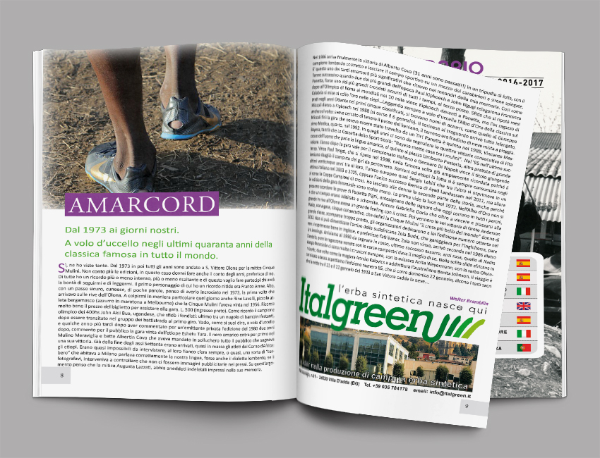 Impaginazione Magazine Cinque Mulini